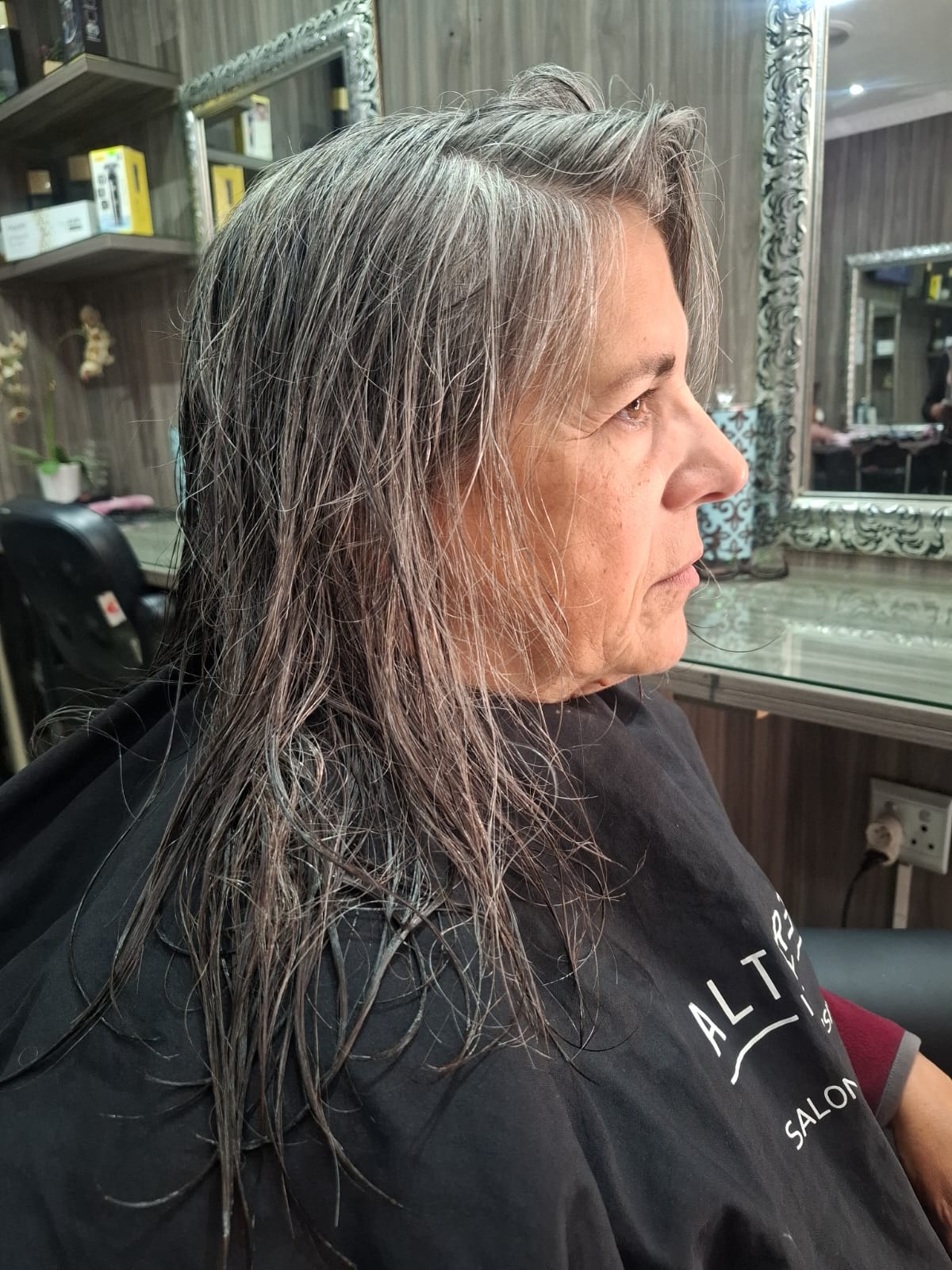 Before luxury hair colour transformation by Sandy B